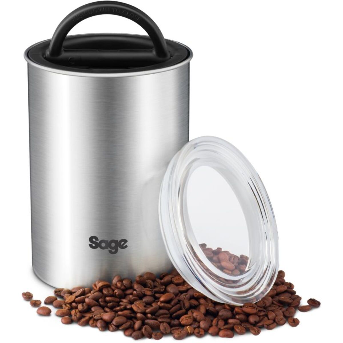 Boite à café SAGE conservation sous vide acier inox