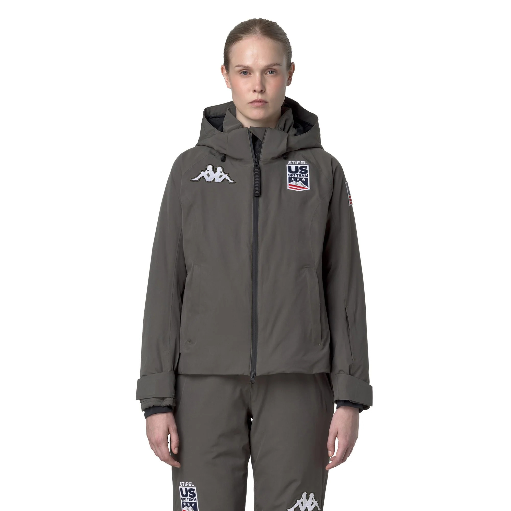 Kappa - Chaquetas Mujer Verde - 8Cento 810 Us