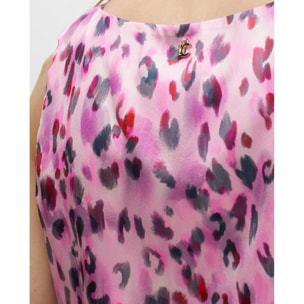 Top Scollo a V Stampato