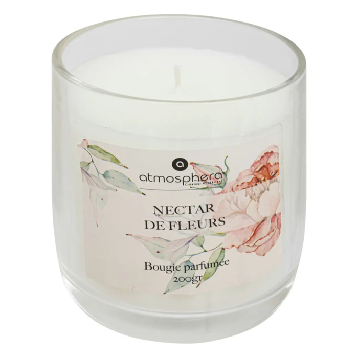 Bougie parfumée cloche "Oudy" 200g pivoine