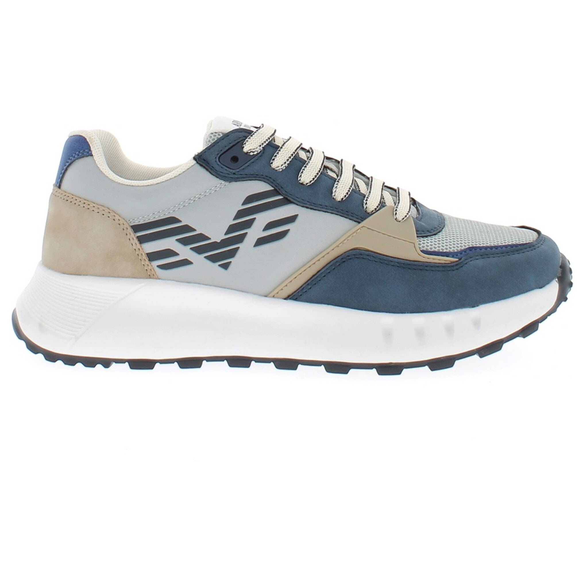 Armata di Mare Scarpe Uomo Sneakers Casual Stringate con Soletta Rimovibile in Memory Foam AMU S25D736 Grey