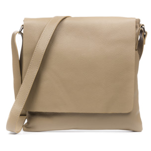 Agnadello Borsa Messenger Donna. Pelle autentica Dollaro.