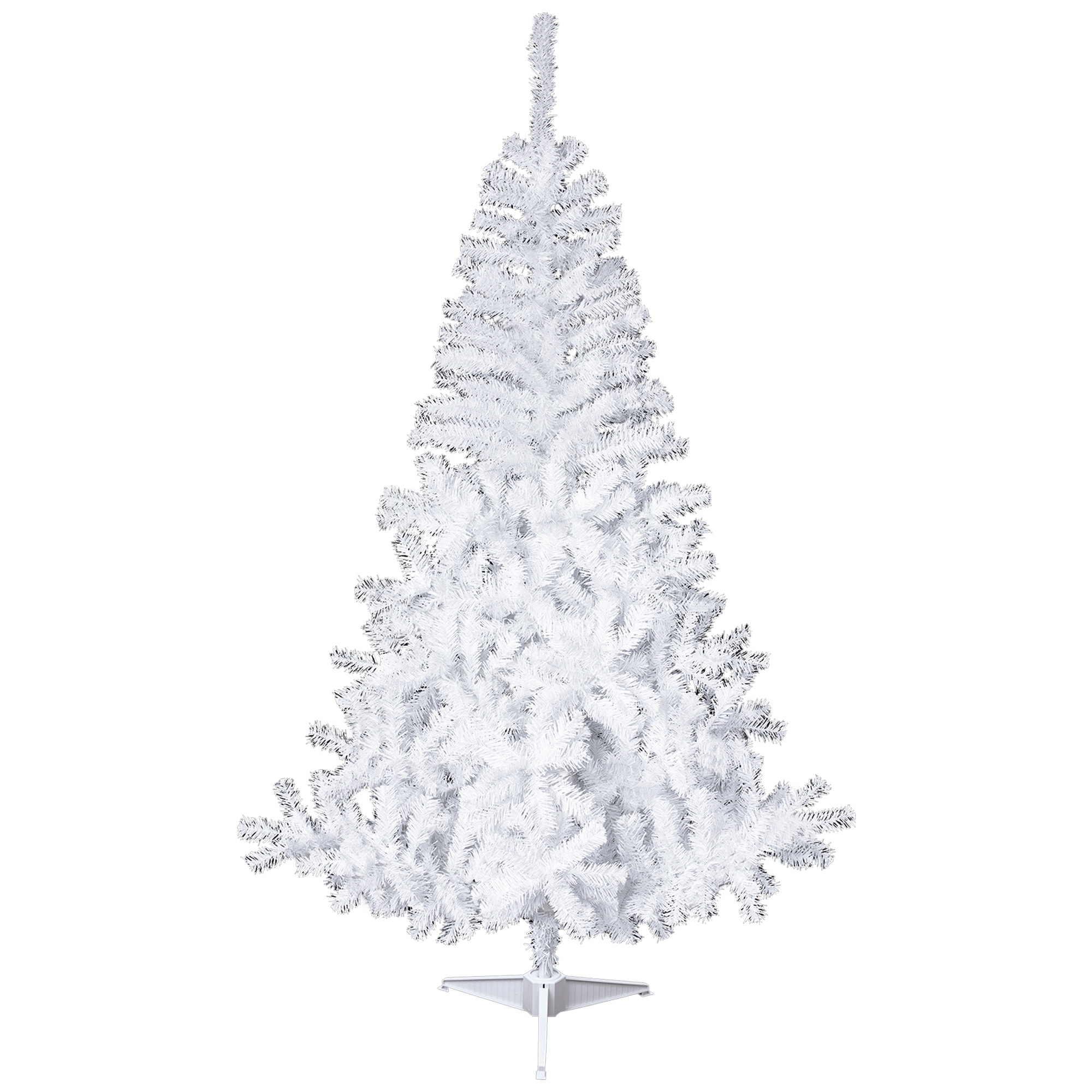 Elegante Arból de navidad Blanco 150 cm