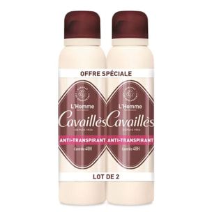 L'Homme - Déodorant Spray Anti-Transpirant 48h 2x 150 ml