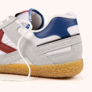 Zapatilla Casual de Ante y Nylon con Detalles Tricolor MUNICH GOAL 1645