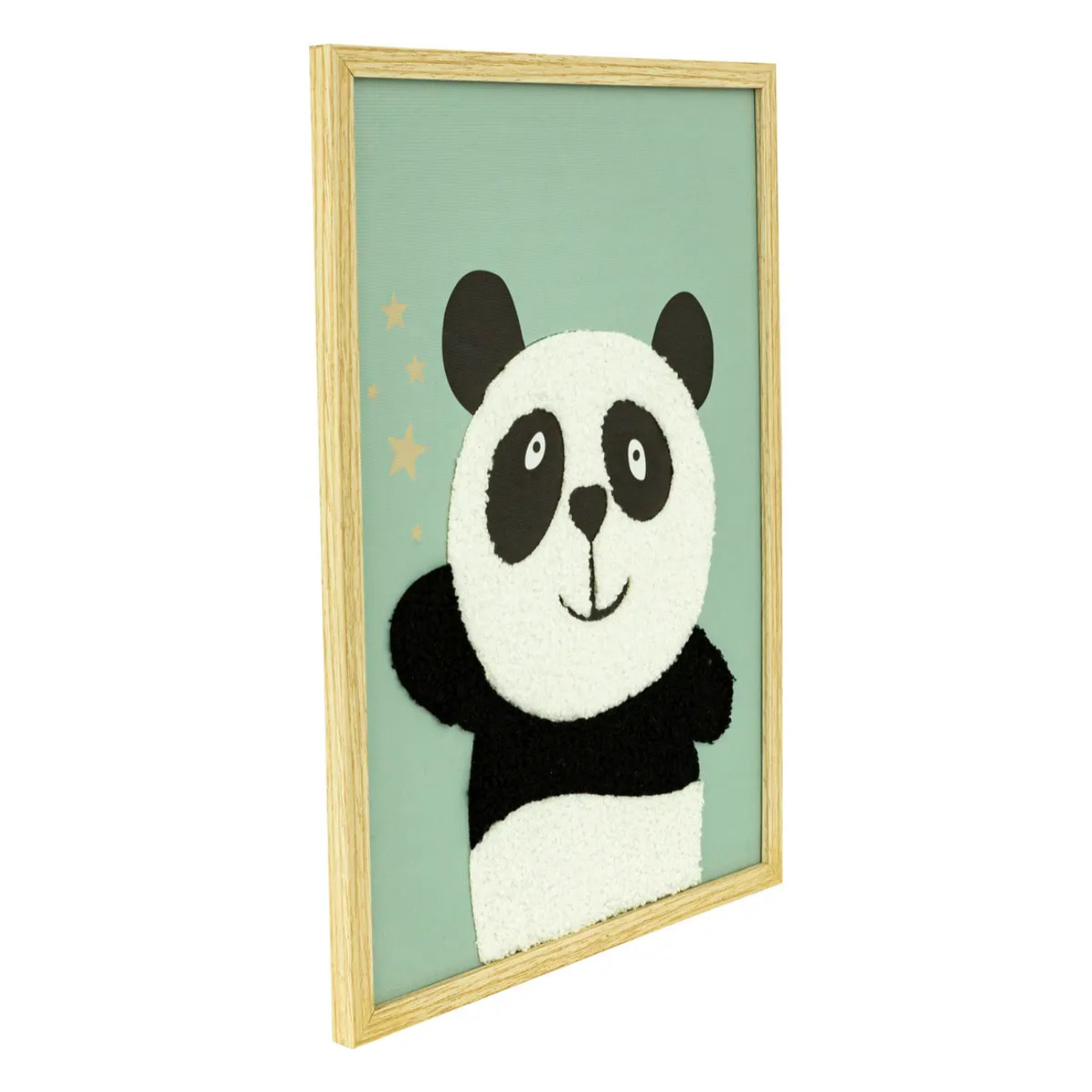 Toile imprimée encadrée panda "Andy" 30x40cm