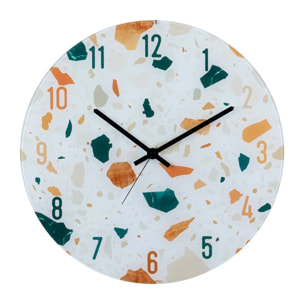 Reloj Pared Mdf Terrazo 40x4,5x40 Cm