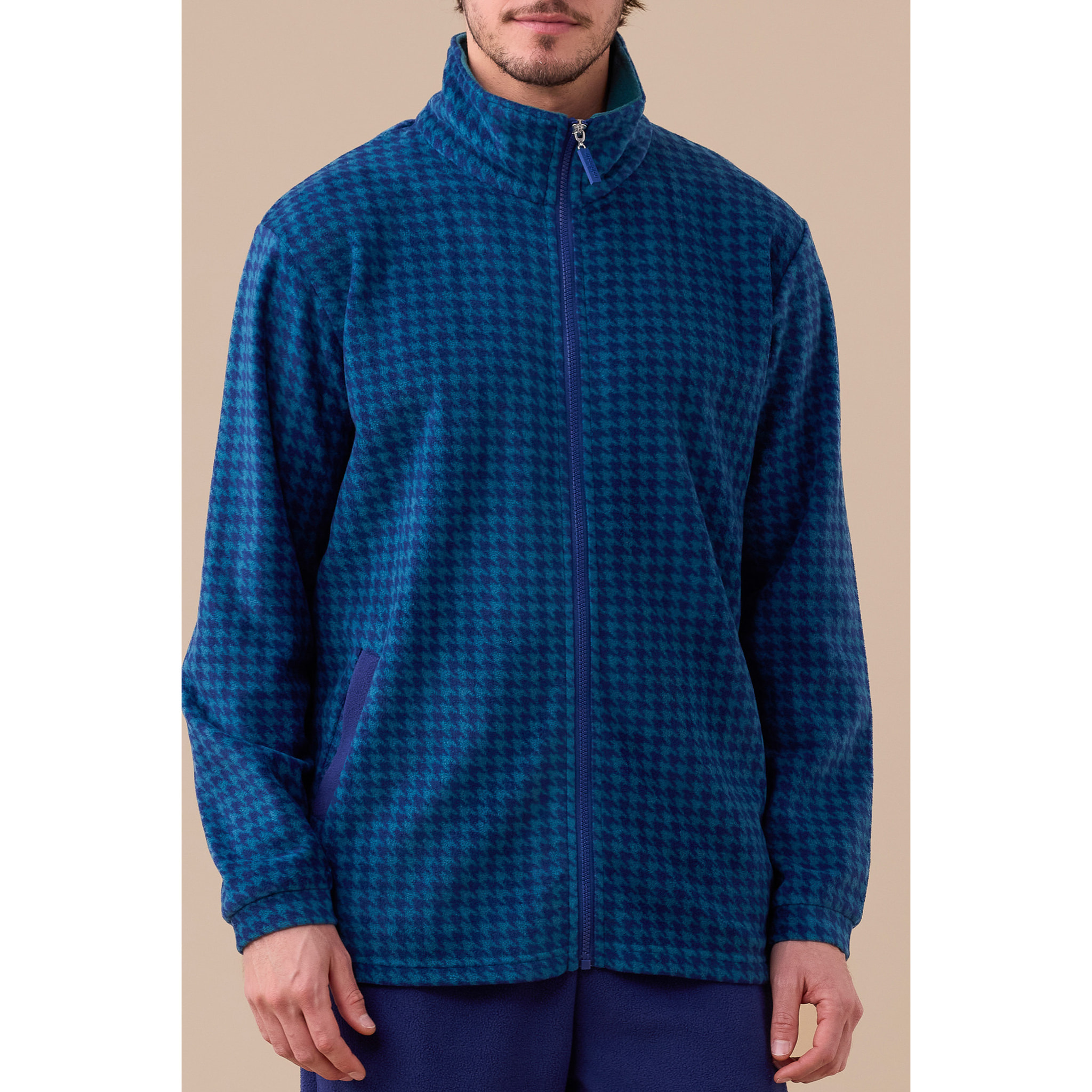 Giacca uomo micropile articolo pied-de-poule. Noidinotte