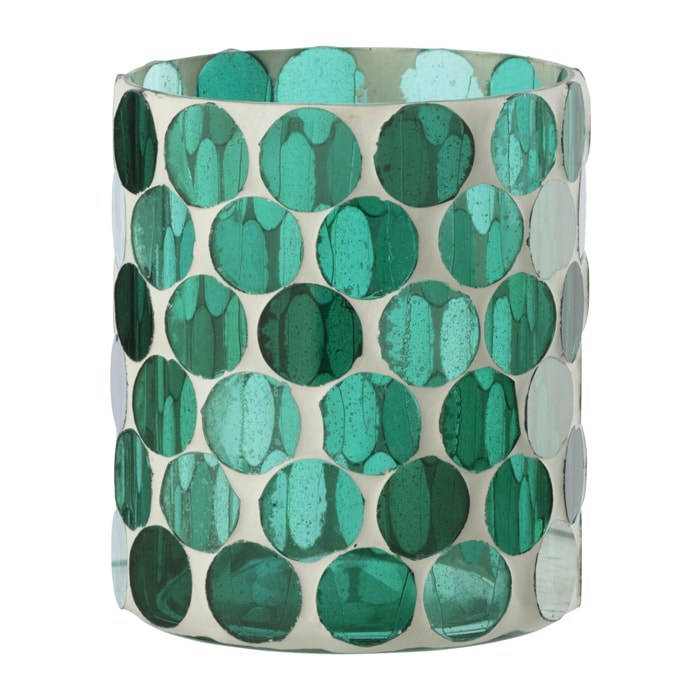 J-line Chandelier - verre - turquoise - small