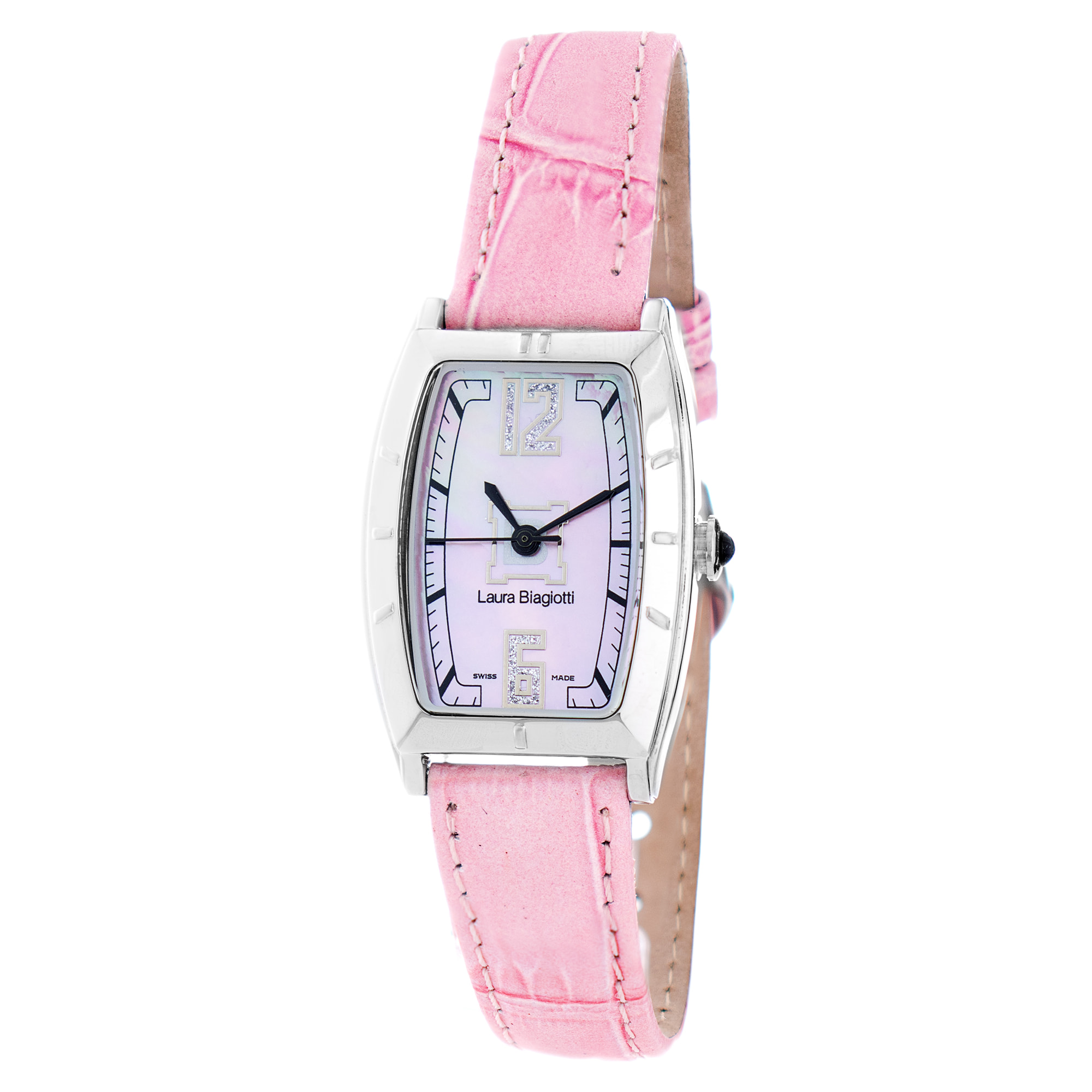 Reloj Laura Biagiotti LB0010L-ROSA Mujer Analogico Cuarzo con Correa de Piel