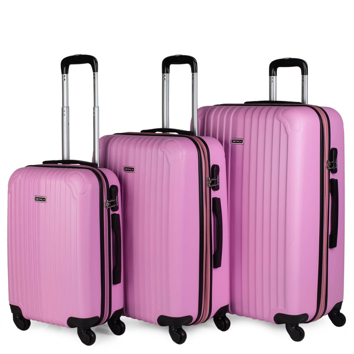 Maleta Itaca Sevron Set De 3 Unidades Rosa