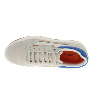 Armata di Mare Scarpe Uomo Sneakers Casual Stringate con Soletta Rimovibile in Memory Foam AMU S25D737 Light Beige