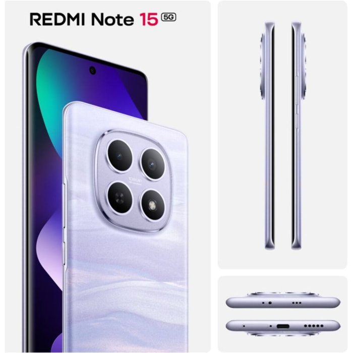 Smartphone XIAOMI Redmi Note 15 Violet 256Go 5G