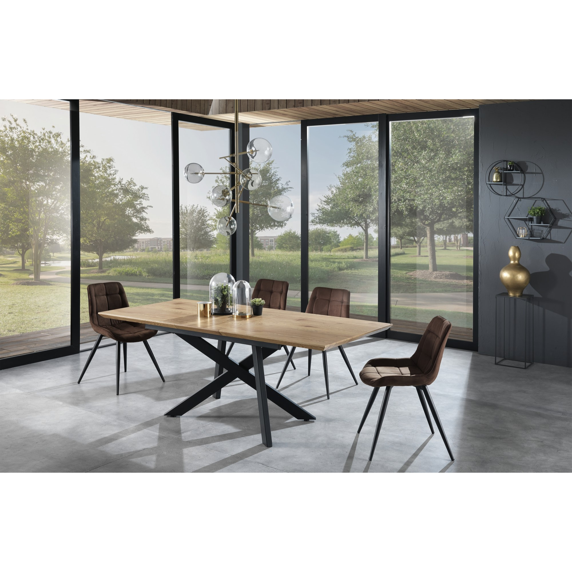 Tomasucci Table extensible EMME Marron