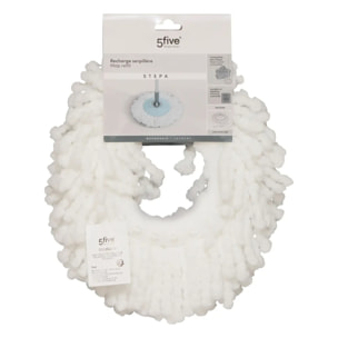 Recharge balai microfibre Stepa blanc