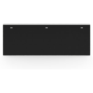 Tête de lit murale Céline en bouclette blanche 160cm