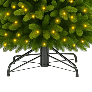 Venus - Albero di Natale Tradizionale con 350 Luci LED in PE e PVC Ø104x210H cm, 1257 Punte