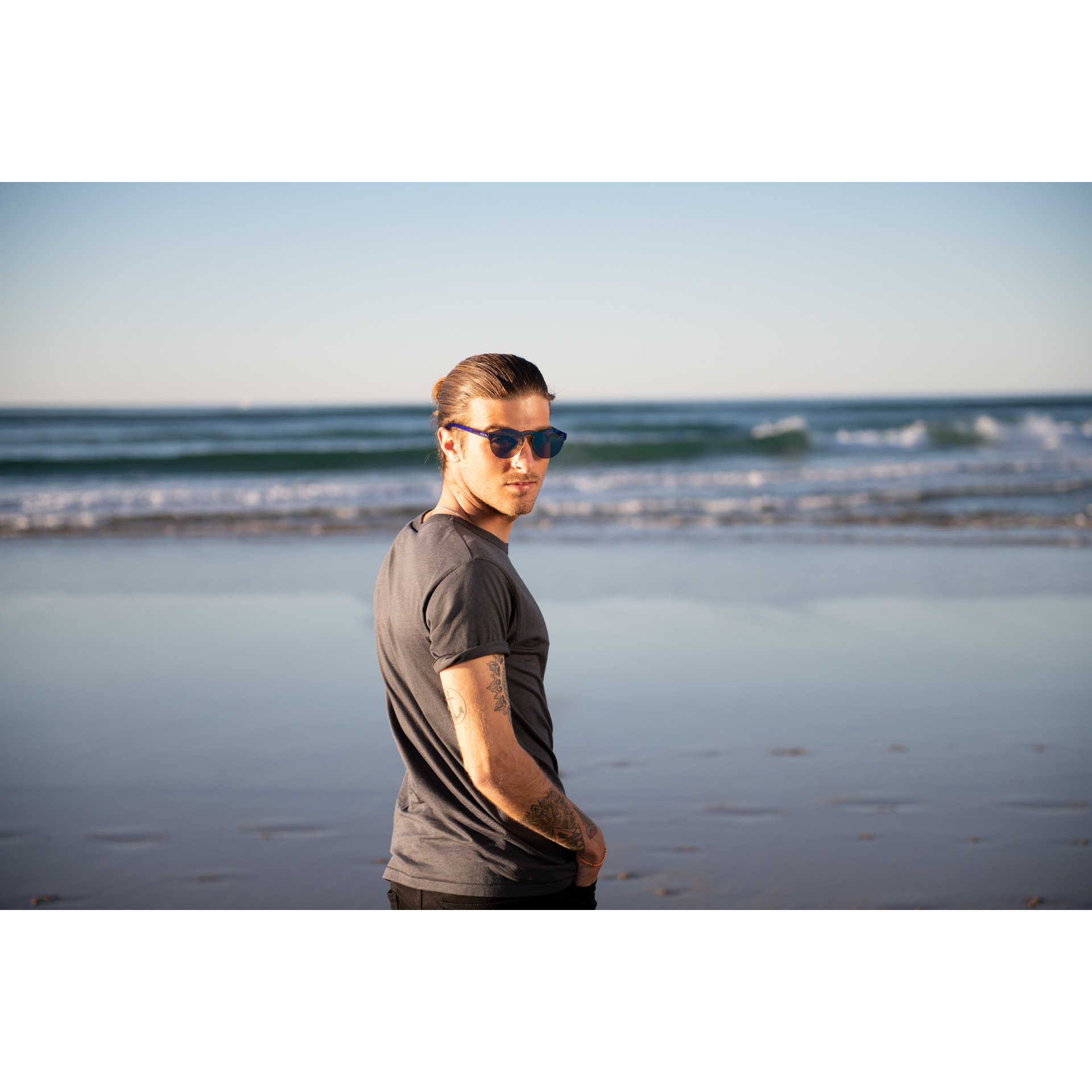 OCCHIALI DA SOLE OCEAN LONGBEACH in blu