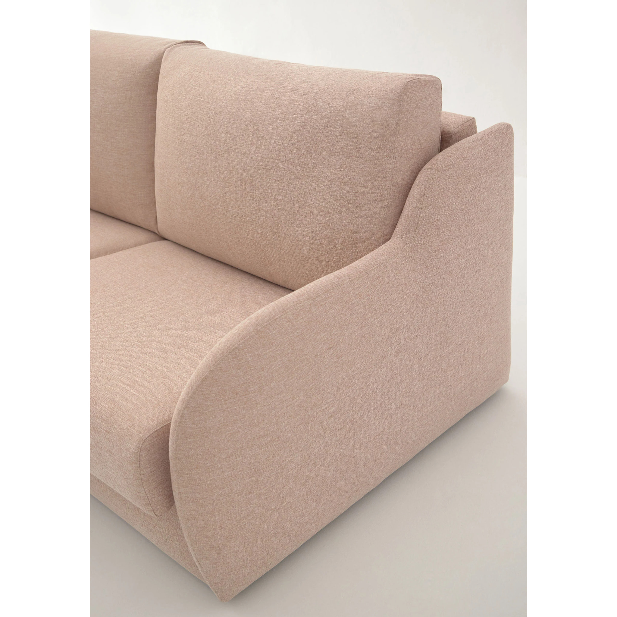 Sofá Cama Basic - Apertura Estilo Italiano - Colchón Matrimonio 140x195 - Tejido Anti-Manchas - 2 Cojines Función Almohada incluídos - 5 Años de Garantía