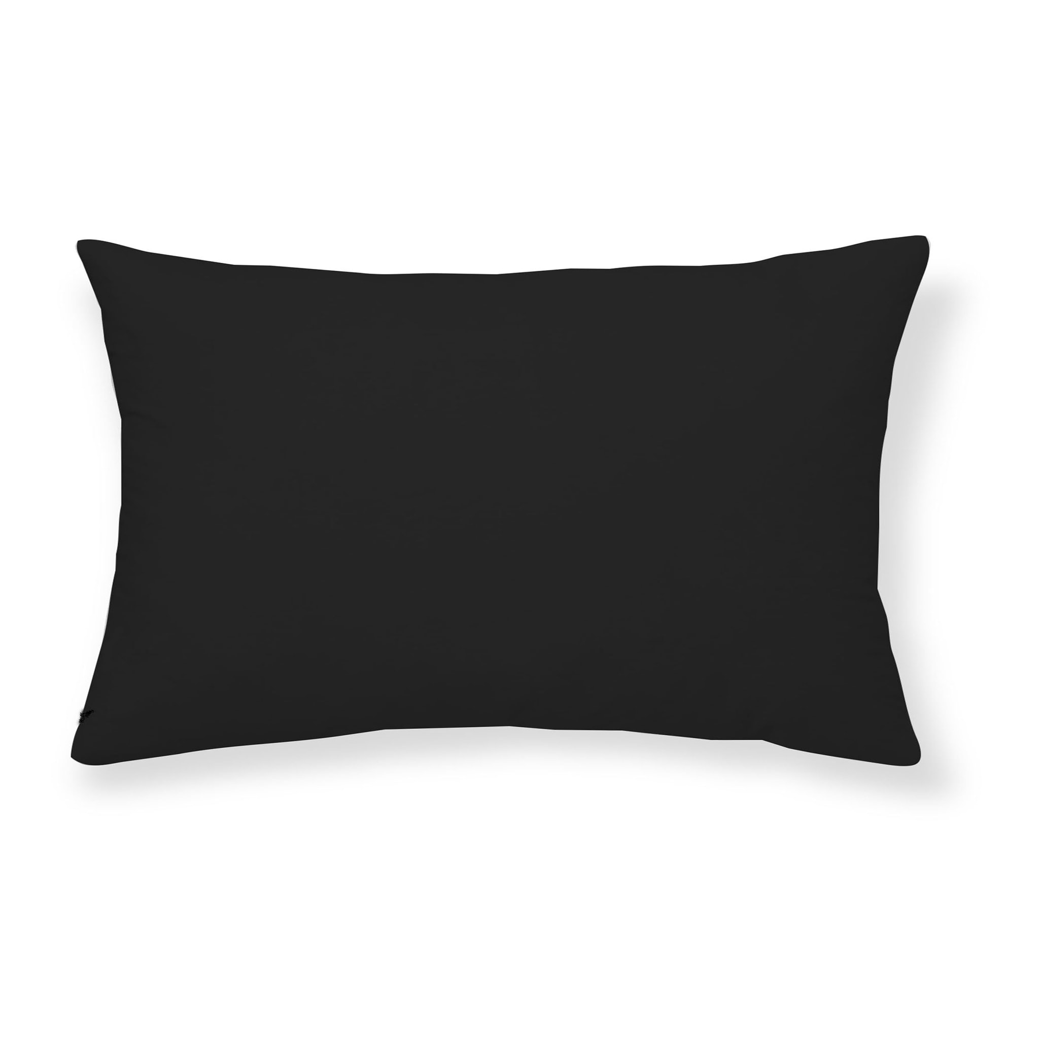 Pack 2 fundas de cojín deco LISO NEGRO Nordic-Home