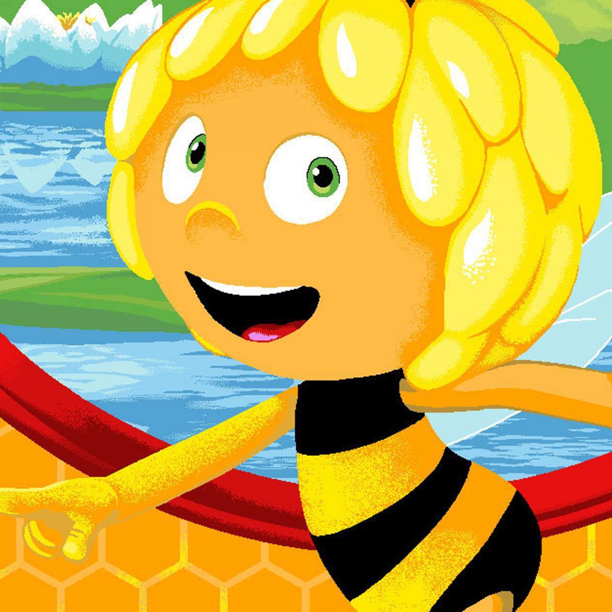 Tapis enfant Maya l'abeille