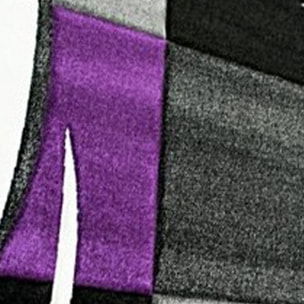 Tapis salon et chambre tissé motif damier TIHO