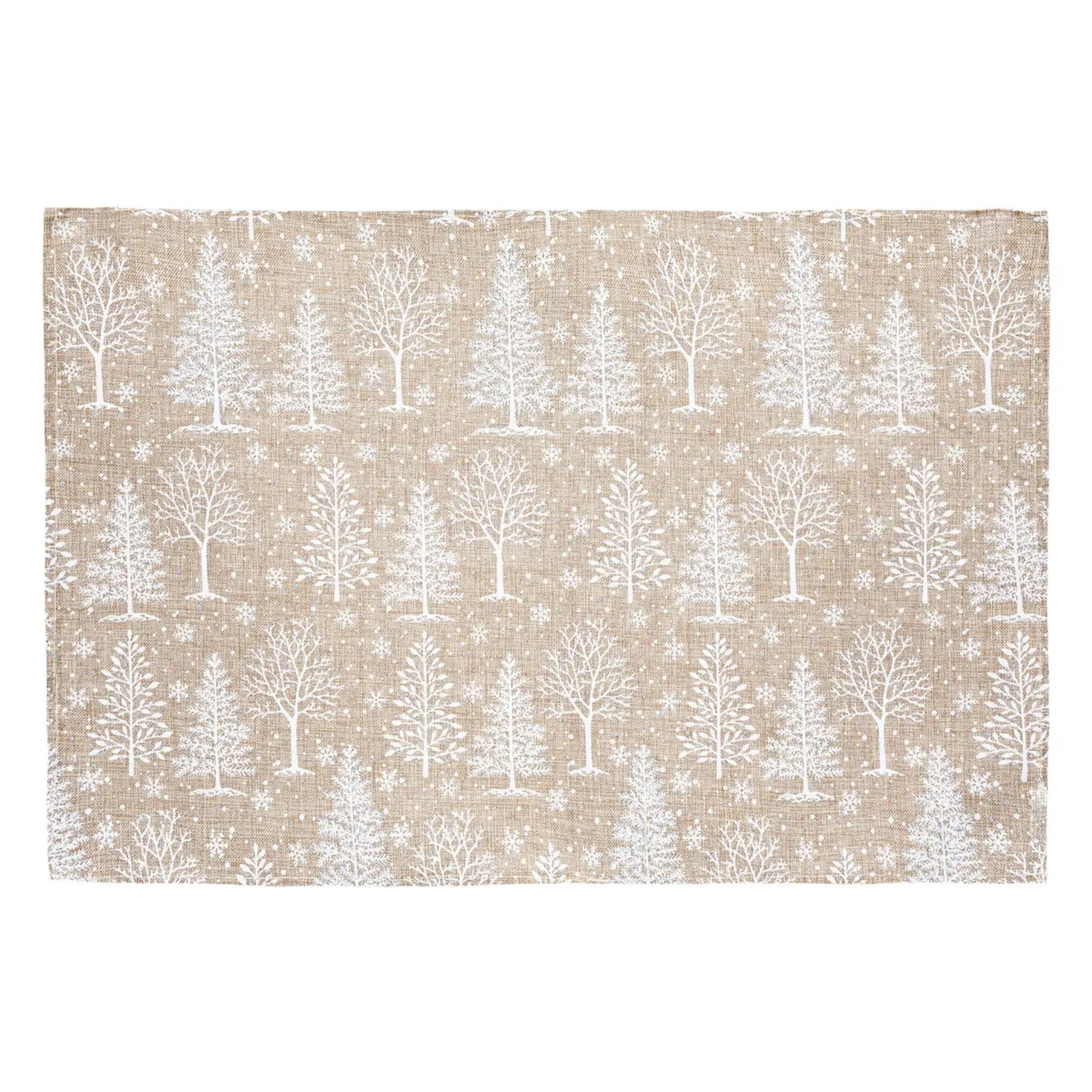 Set de table sapin 45x30cm polyester