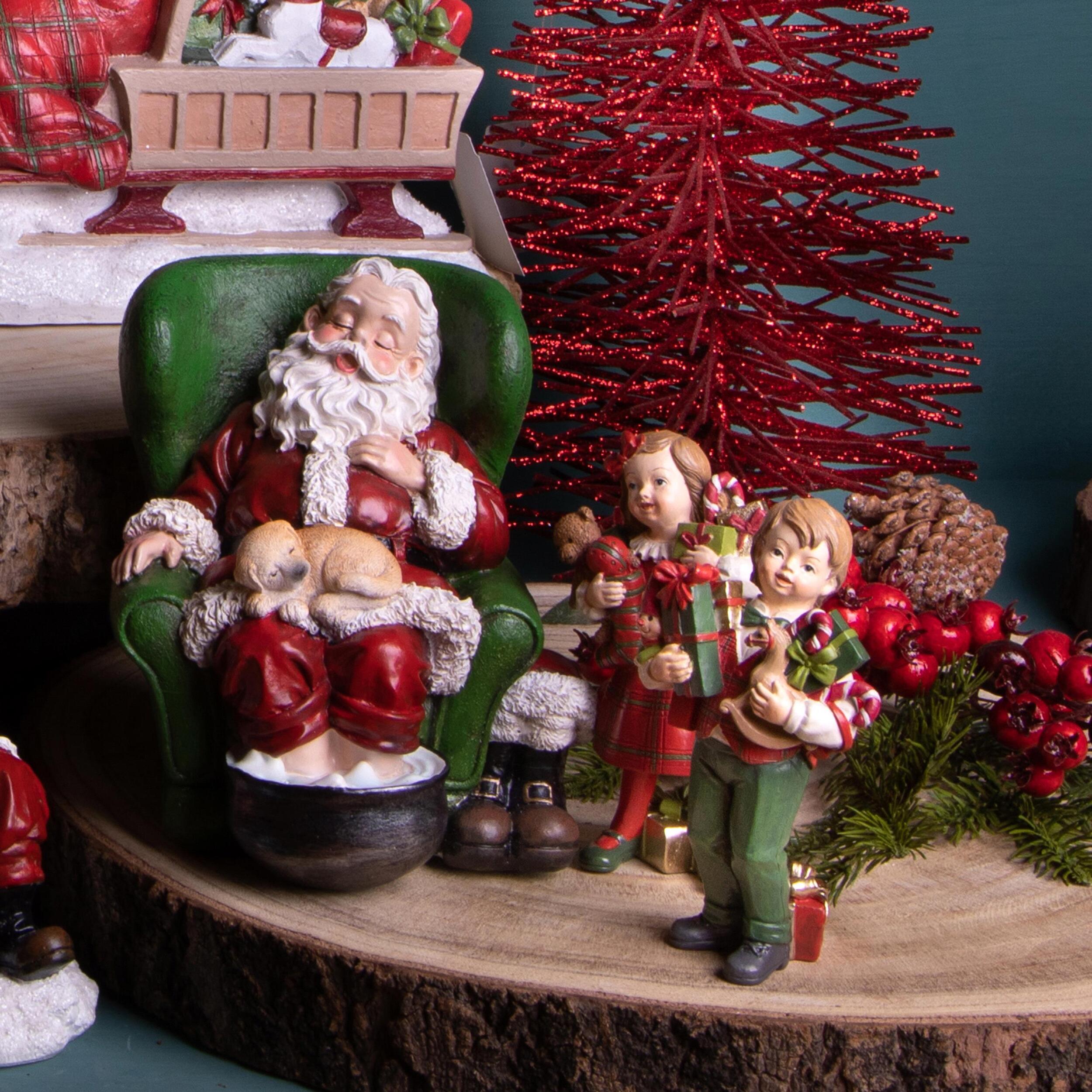 Bimbi con Doni Di Natale - Pezzi 2 - 7,2xH12,6x5,5cm - Bianchi Dino SpA