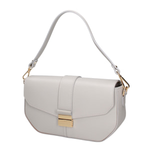 Borsa a spalla da donna - Modello False - Vera pelle - 27.0 x 15.0 x 7.0 cm