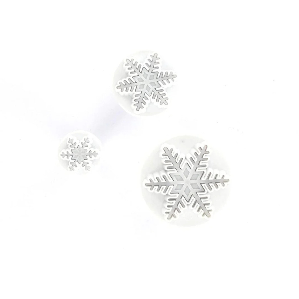 Lot de 3 emporte-pièces de Noël pour pâte à sucre motif flocon de neige Zenker Emporte-pièces