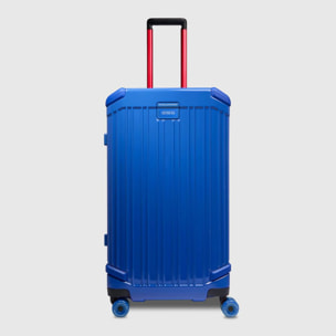 Piquadro Hardside 4 wheel suitcase in trunk shape, small