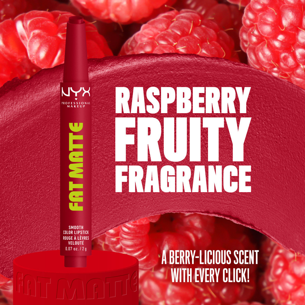 NYX Professional Makeup Fat Matte Rouge à Lèvres Mat Crémeux Scarlet Snuggles