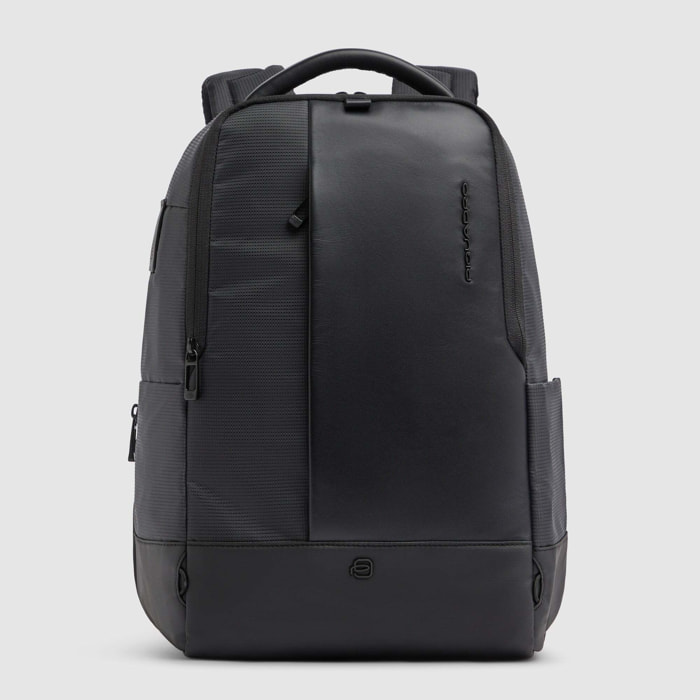 Piquadro Zaino uomo porta pc 14" con porte USB e USB Type C