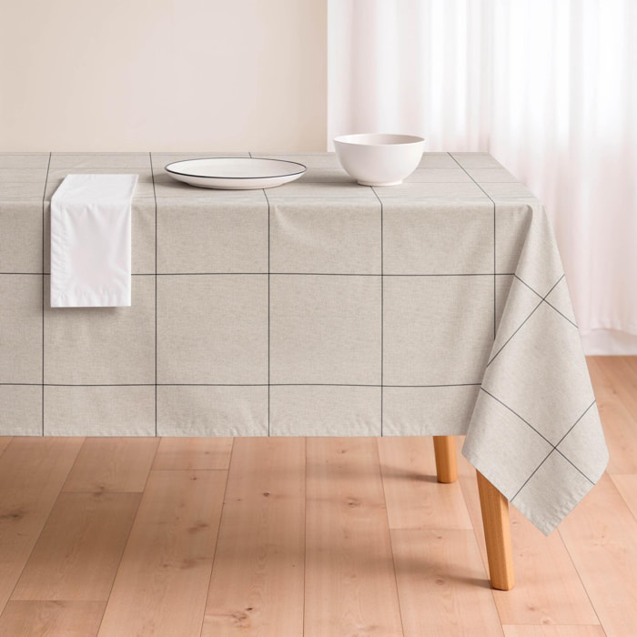 Mantel estampado antimanchas LAO NATURAL