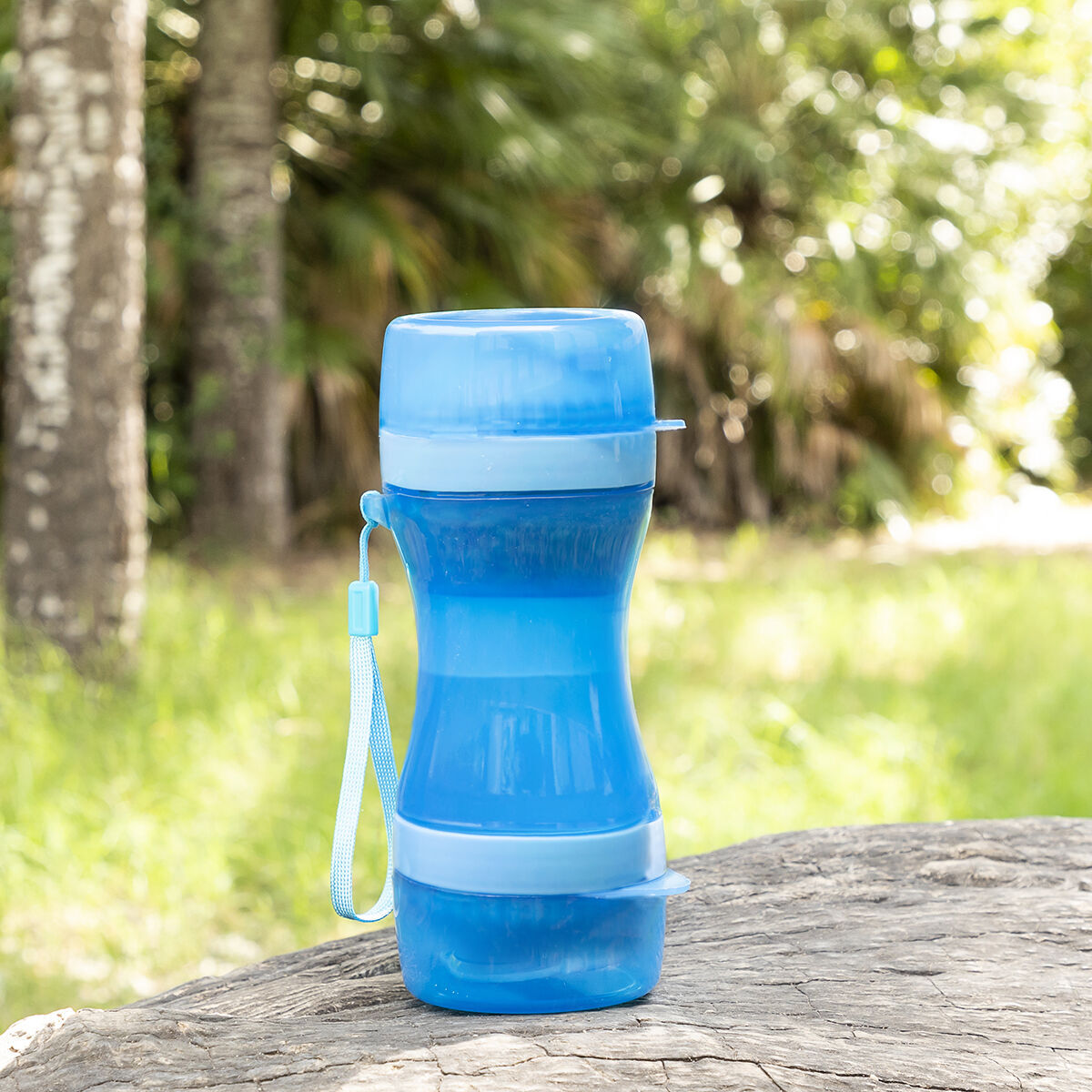 Bottiglia con Contenitore per Acqua e Cibo per Animali Domestici 2 in 1 Pettap InnovaGoods
