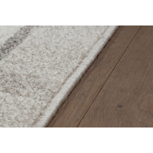 Tapis rectangulaire beige à motifs 150 x 220 cm IRENE