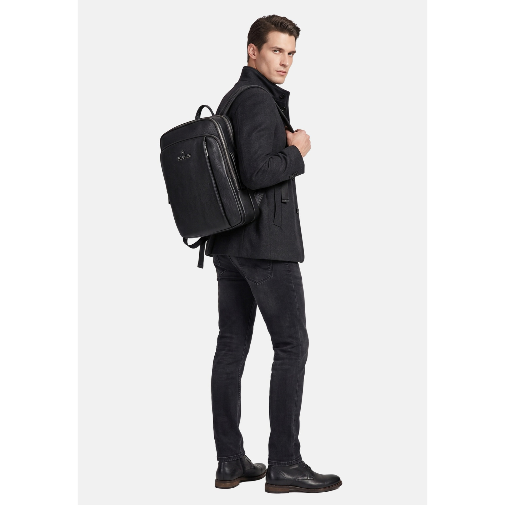 Zaino unisex vera pelle - Modello False - Casual - 42.0 x 30.0 x 13.0 cm