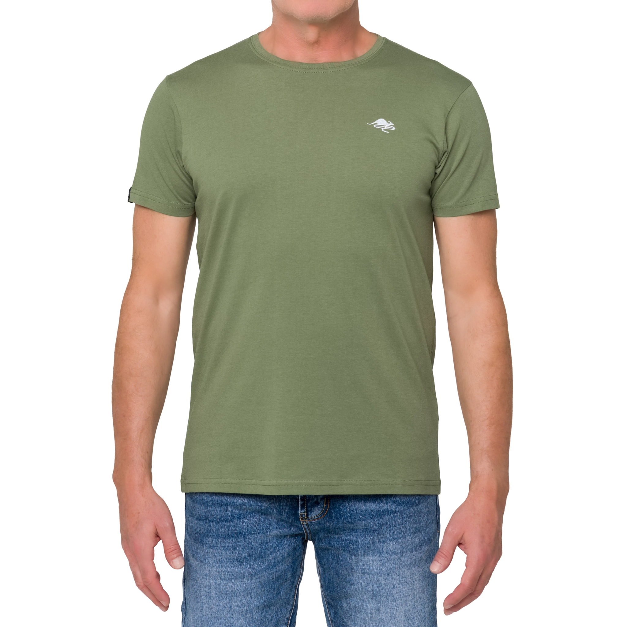 Camiseta de algodón 180 gr Hot Buttered Mistral verde militar