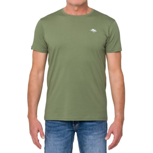 Camiseta de algodón 180 gr Hot Buttered Mistral verde militar