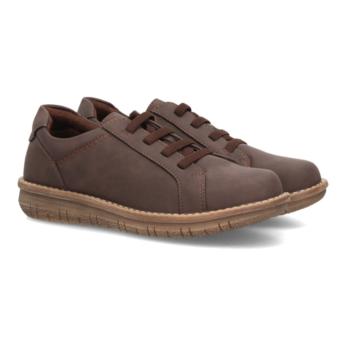 Zapato casual para mujer con cordones elásticos