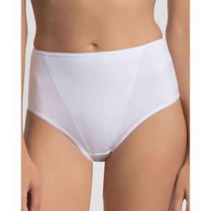 Braga faja de control ligero con panel de control frontal. Microfibra satinada de mejor calidad y acabados más planos.