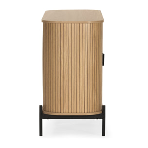 Aparador Mónaco 2 puertas efecto Roble