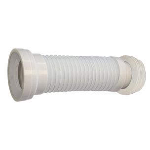 Pack WC A1 + Manguito conector | Inodoro de ceramica | Manguito extensible 150-470mm | WC con Tapa amortiguada | Doble descarga | Salida dual | Alday