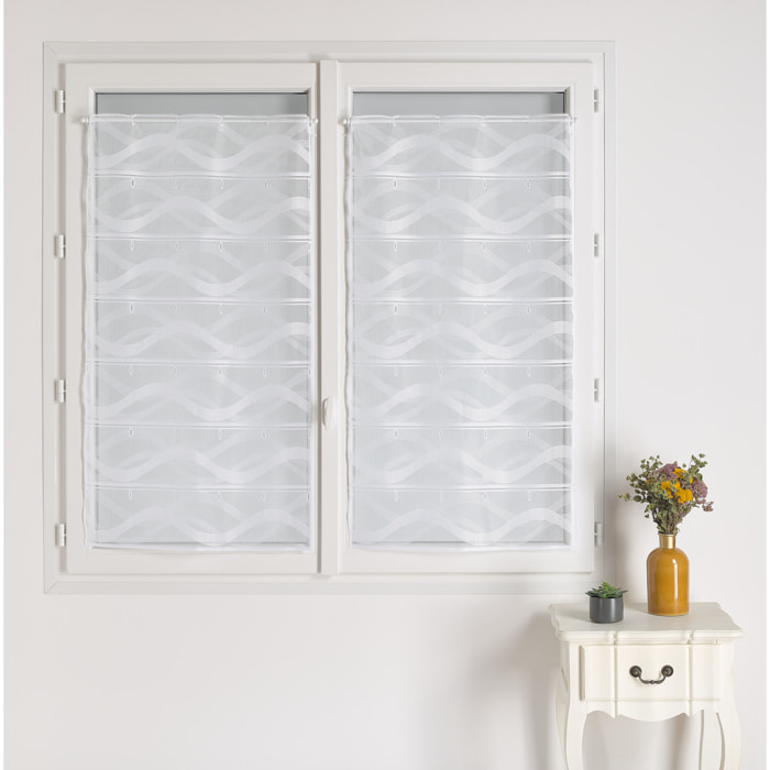 Modulable maille motif vague - Blanc