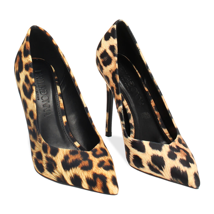 Zapatos de tacón de leopardo