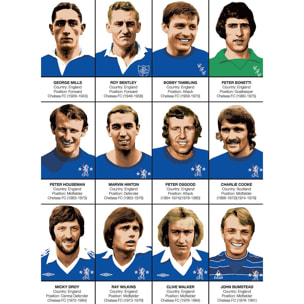 Affiche - Legends of Chelsea FC - Olivier Bourdereau