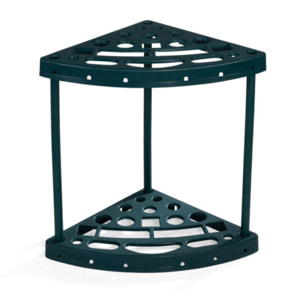 Rack d'angle pour outils de jardin