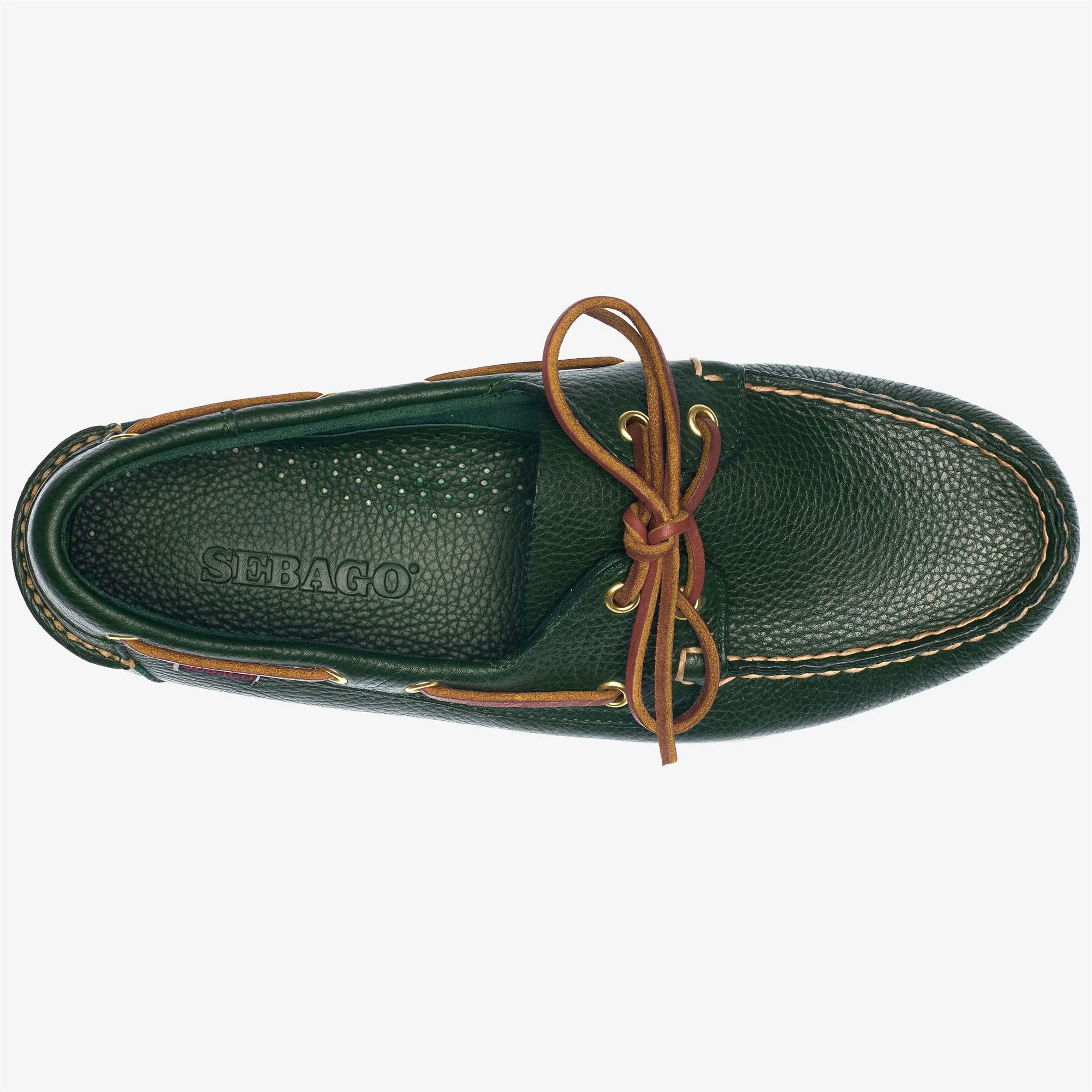 Sebago - Docksides Uomo Verde - Portland Martellato