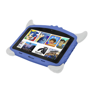 DAM Tablet Infantil K702 WiFi. SO Android 7. Pantalla 7'' 1024x600px. MTK 6735 Quad Core 1,5GB RAM + 16GB. Doble cámara. 23,5x2x16,5 Cm. Color: Azul