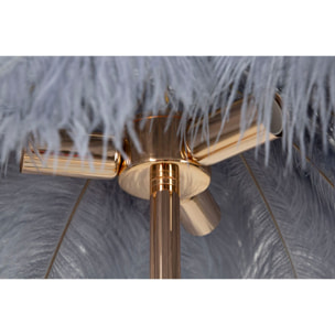 LAMPADA DA TERRA PALM GRIGIA CM Ø 55X160